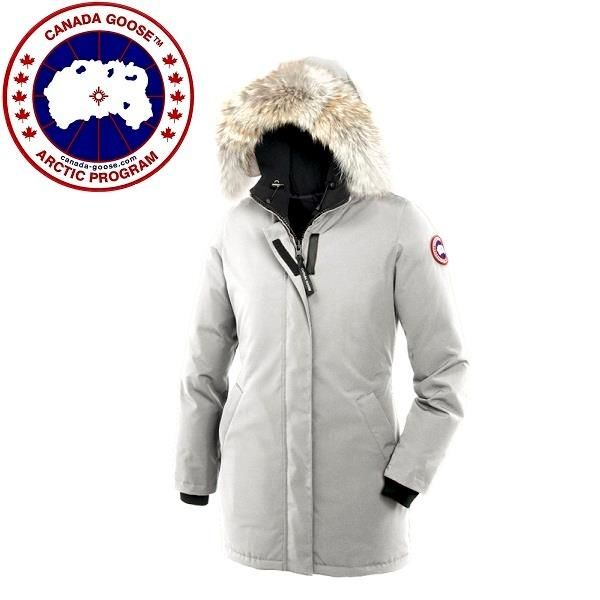 Canada Goose Ladies Victoria Parka Light Grey